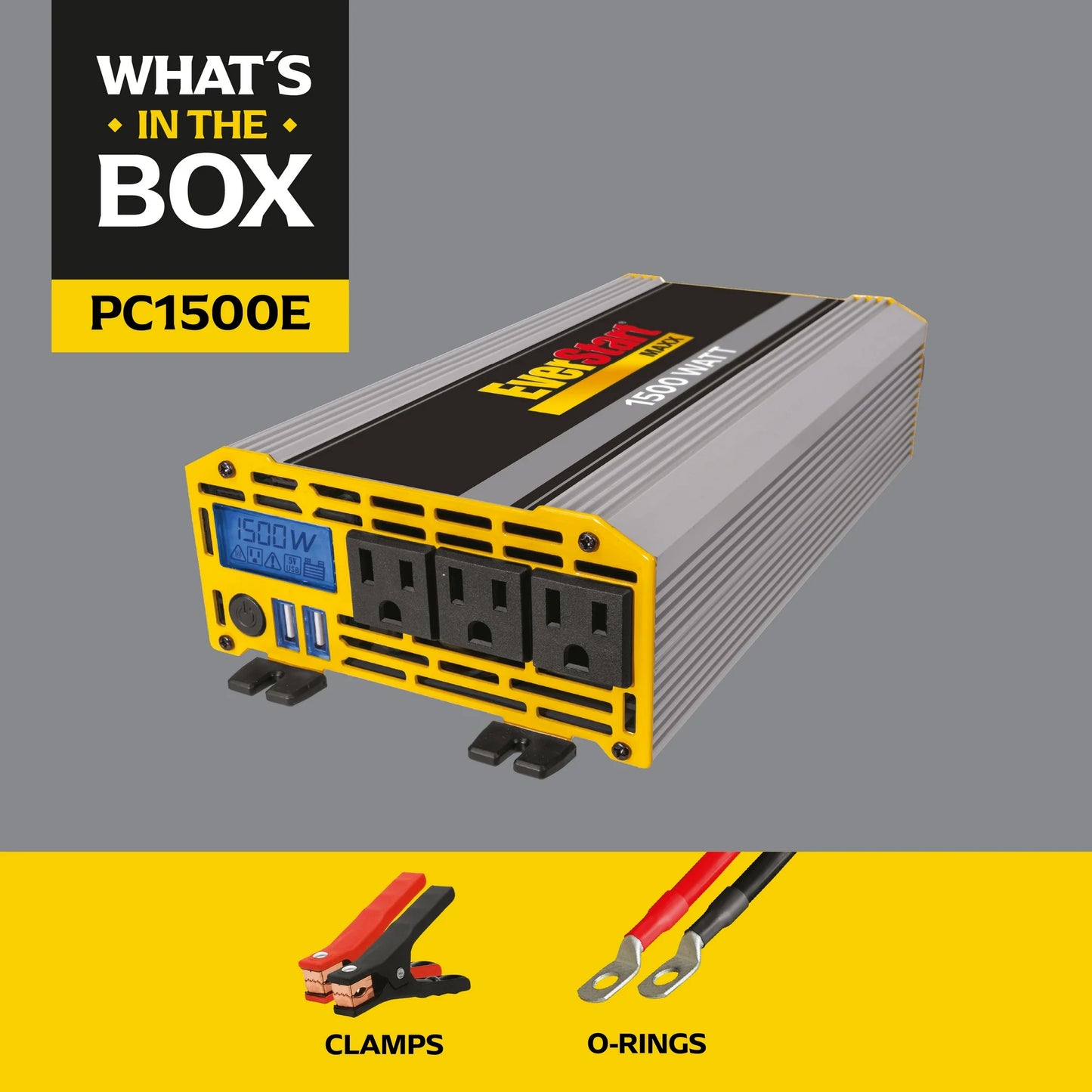 Baccus Global EverStart Maxx 1500W Power Inverter with USB