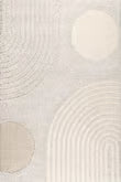 Maren Hazy Swirls Rug Ivory 5'3" x 7'3"