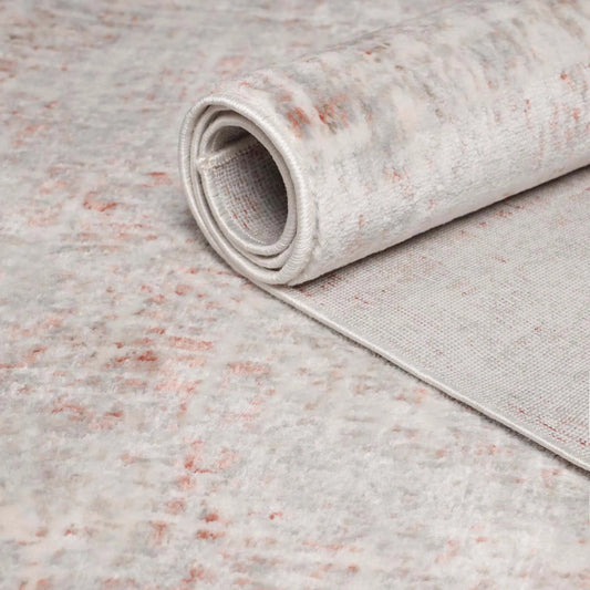 Superior Acer Distressed Abstract Area Rug, 3' x 5' Rugs for Living Room Bedroom, Rust