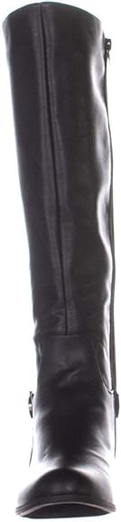 Alfani Womens Kallumm Wide Calf Faux Leather Riding Boots Black Size 8.5