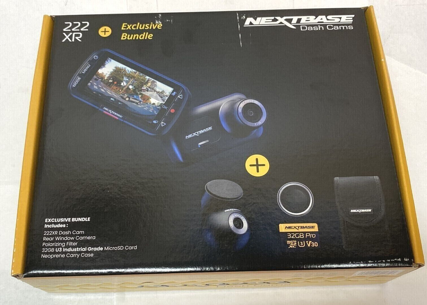 Nextbase 222XRWC Dash Cam with Rear Camera, 1080p HD