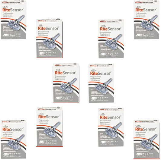 Rite Sensor BARTEC RS-2000R Programmable TPMS Sensor 315/433 MHz. 10 Pack