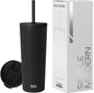 Simple Modern Classic Tumbler 24 oz with Lid and Straw (Black)