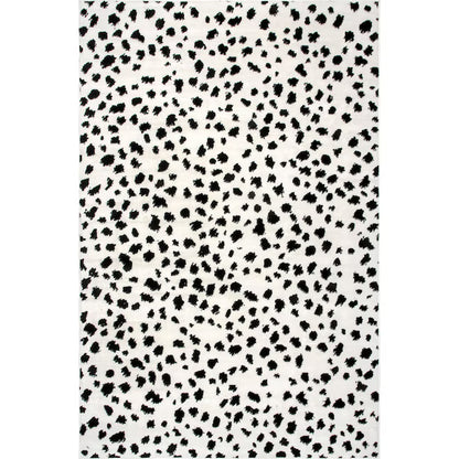 nuLOOM Creek Loomed Beige Rectangular Indoor Animal print Area rug 5 x 8 (ft)