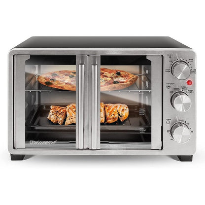 Elite Gourmet Double French Door Toaster Oven