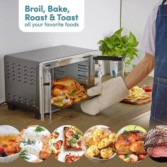 Elite Gourmet Double French Door Toaster Oven