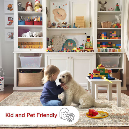 nuLOOM Revel 5 x 8 (ft) Loomed Grey Rectangular Indoor Medallion Machine washable Area rug