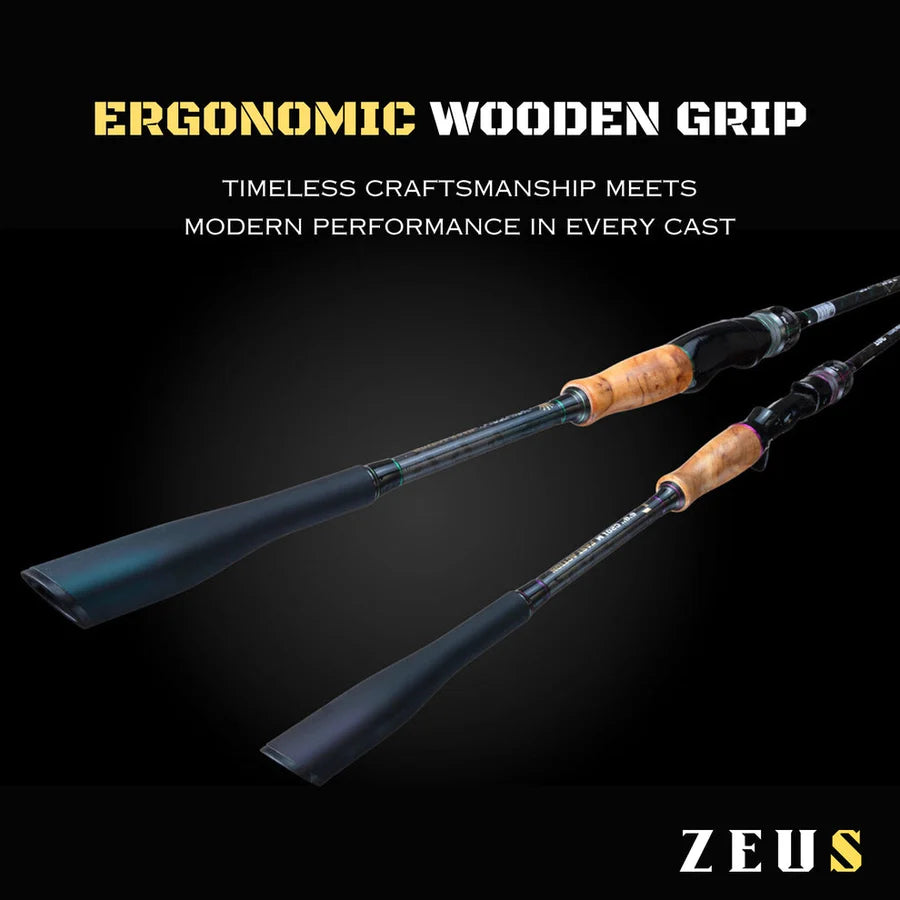 ZEUS 2-PIECE SPINNING ROD (TWO TIPS INCLUDED)
