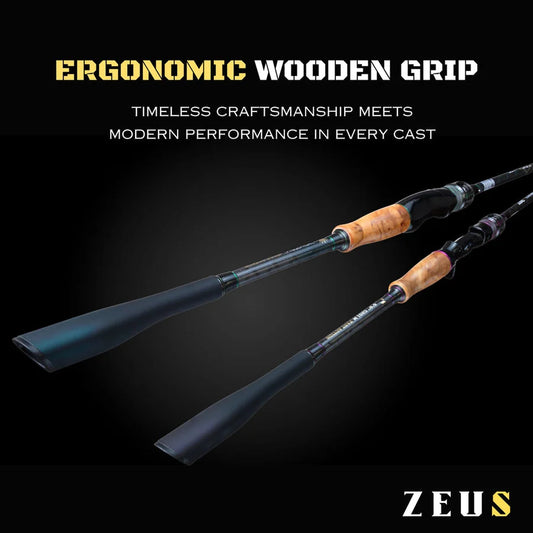 ZEUS 2-PIECE SPINNING ROD (TWO TIPS INCLUDED)