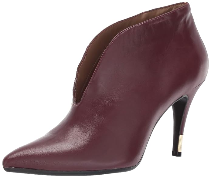 Aerosoles Women's Idealist Ankle Boot, Wine Leather- Size 8.5