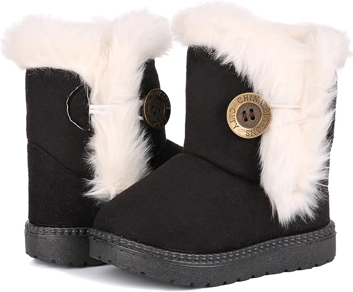 Femizee Girls Warm Winter Boots Size 35 (size 5)