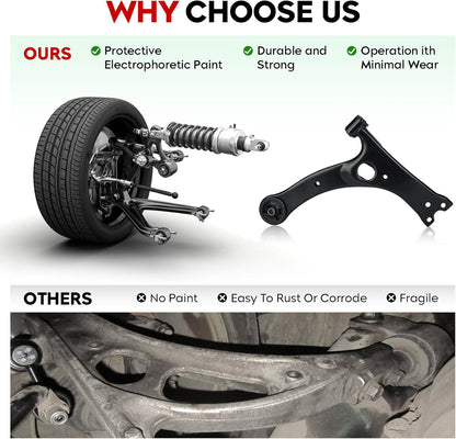 TadaMark Front Lower Control Arm with Ball Joint