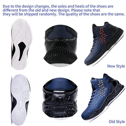 BEITA High Upper Basketball Shoes Mens Breathable Sports Shoes Anti Slip Size 9 Mens