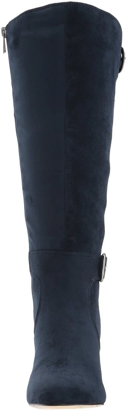 Bella Vita Women's Toni Ii Plus Harness Boot Navy Blue Suede, Size 9