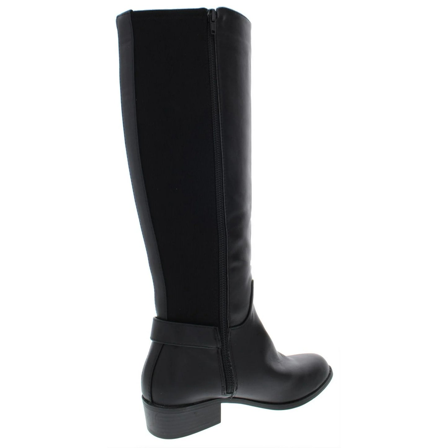 Alfani Womens Kallumm Wide Calf Faux Leather Riding Boots Black Size 8.5