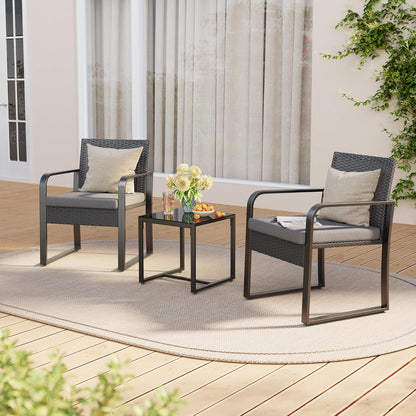 Gizoon 3 Piece Patio Bistro Set