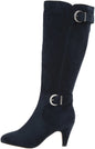 Bella Vita Women's Toni Ii Plus Harness Boot Navy Blue Suede, Size 9