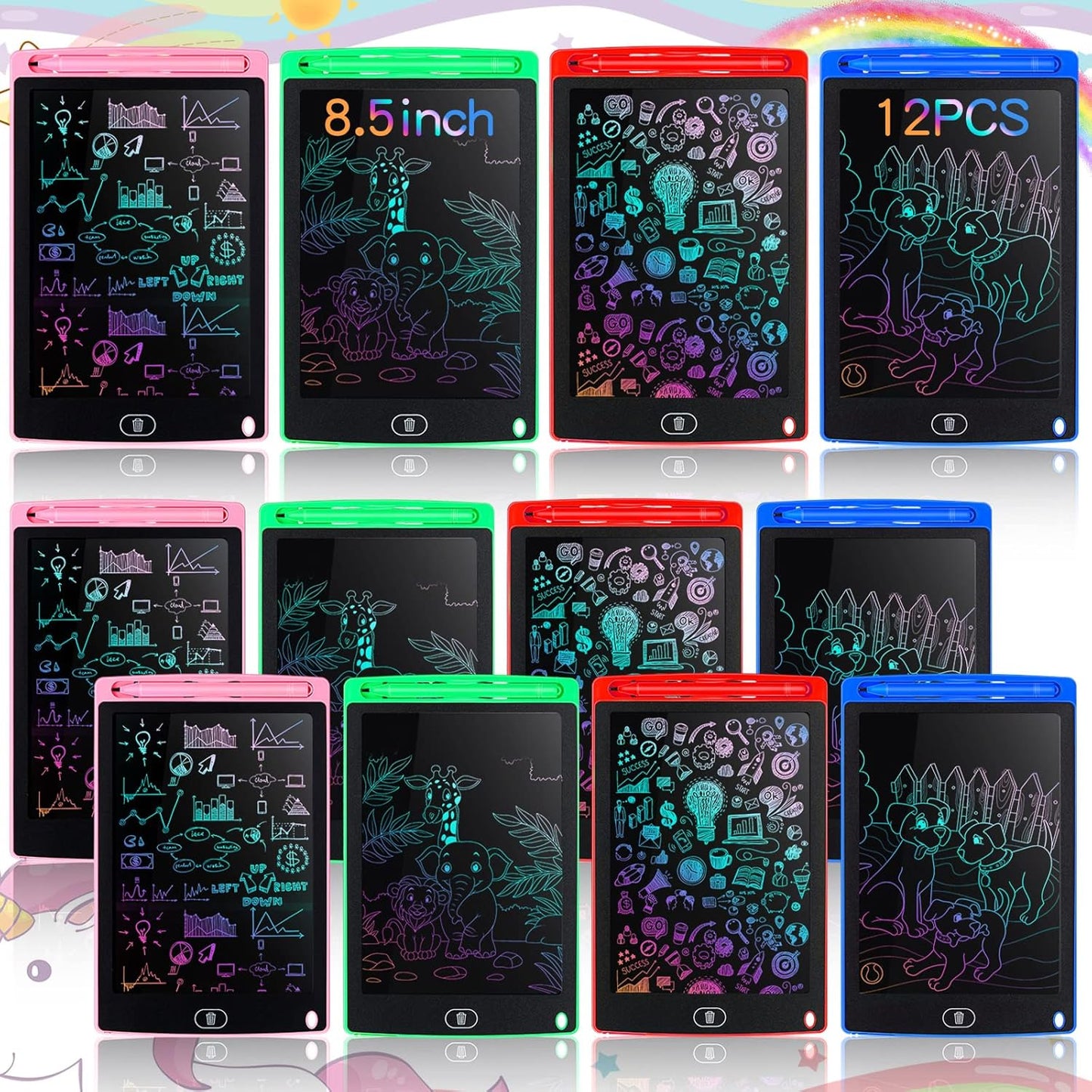 8.5-inch LCD Writing Tablet 12 Pack