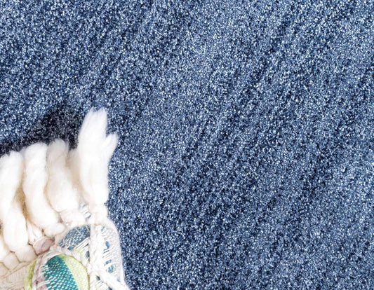 Unique Loom Del Mar Collection Area Rug - Sarah (3' 3" x 5' 3" Rectangle, Light Blue/ Blue)