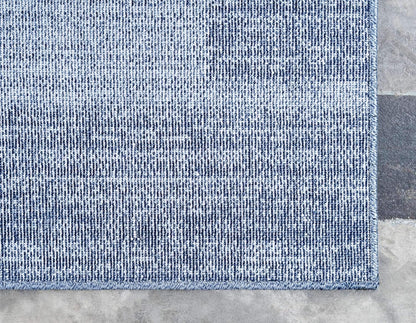 Unique Loom Del Mar Collection Area Rug - Sarah (3' 3" x 5' 3" Rectangle, Light Blue/ Blue)