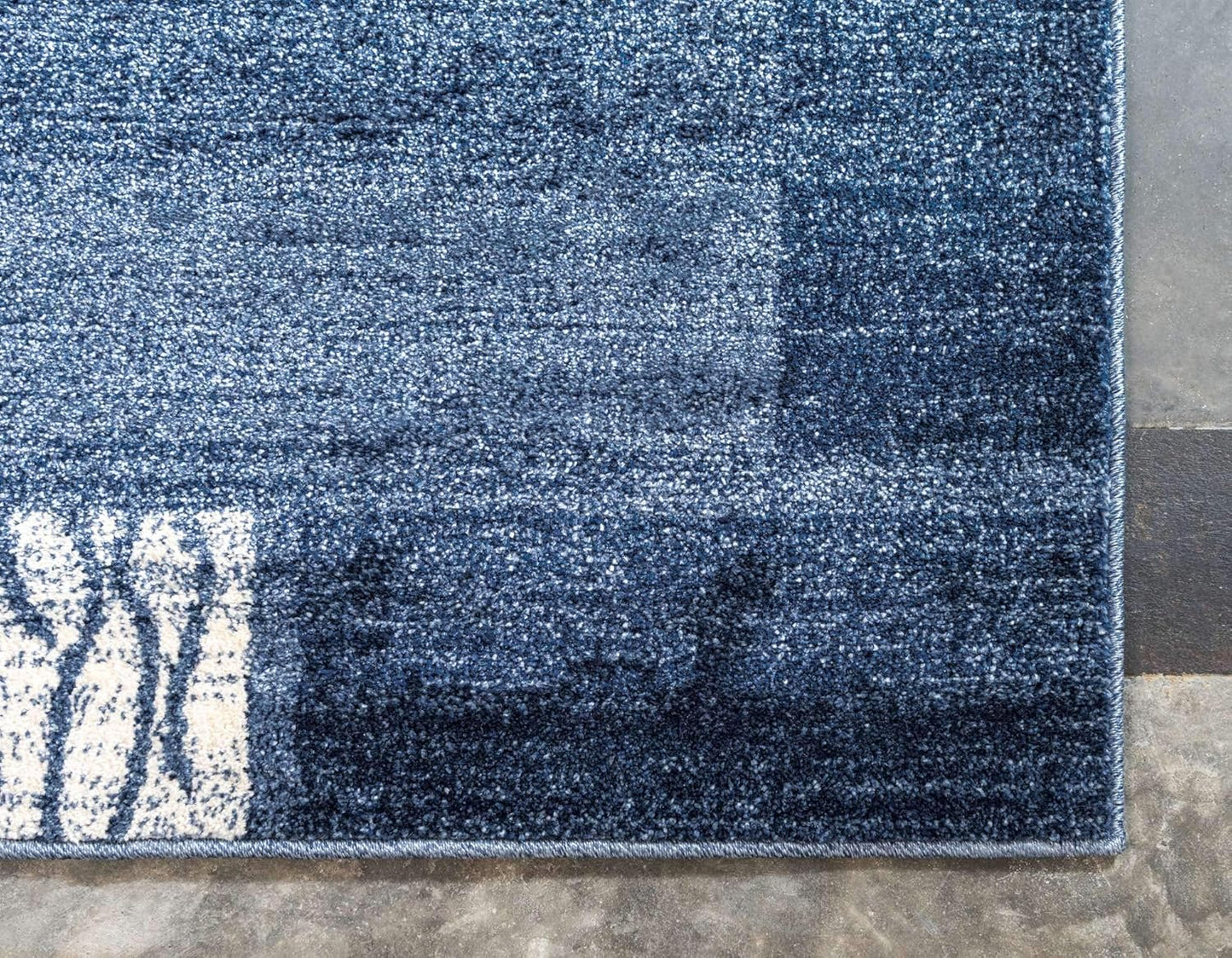 Unique Loom Del Mar Collection Area Rug - Sarah (3' 3" x 5' 3" Rectangle, Light Blue/ Blue)