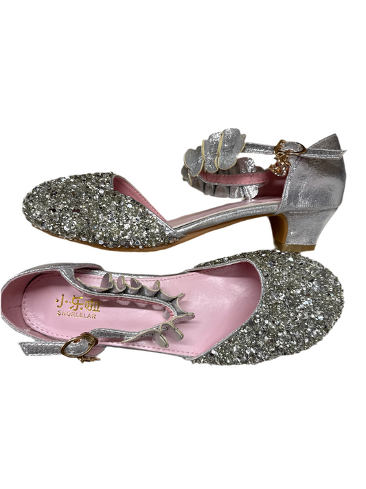 Shorelear Silver Glitter Shoes Size 36 (5.5 US)
