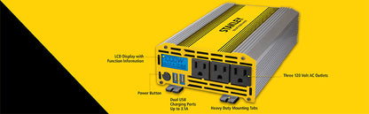 Baccus Global EverStart Maxx 1500W Power Inverter with USB