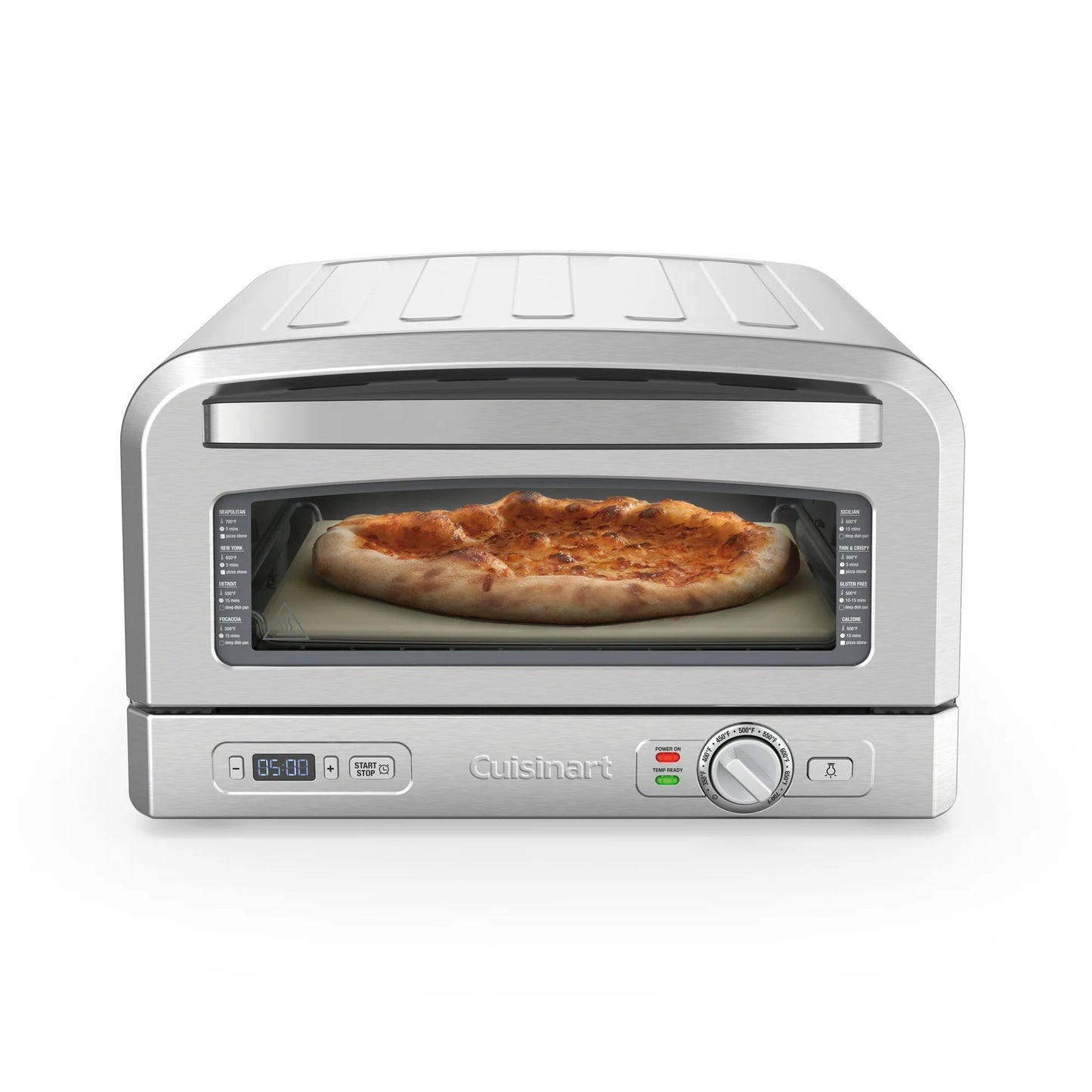 Cuisinart Indoor Metal Pizza Oven Matte Silver