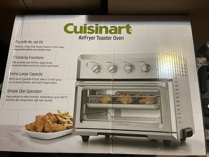 Cuisinart CTOA-122NAS Air Fryer Toaster Oven 7-in-1, 1800W