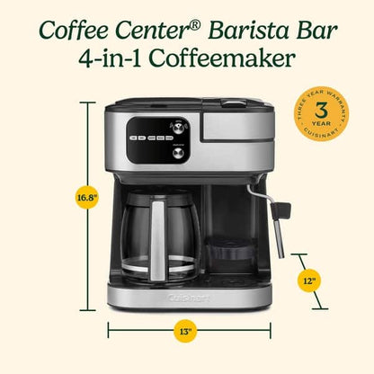 Cuisinart Coffee Center Barista Bar 4-in-1 Coffeemaker