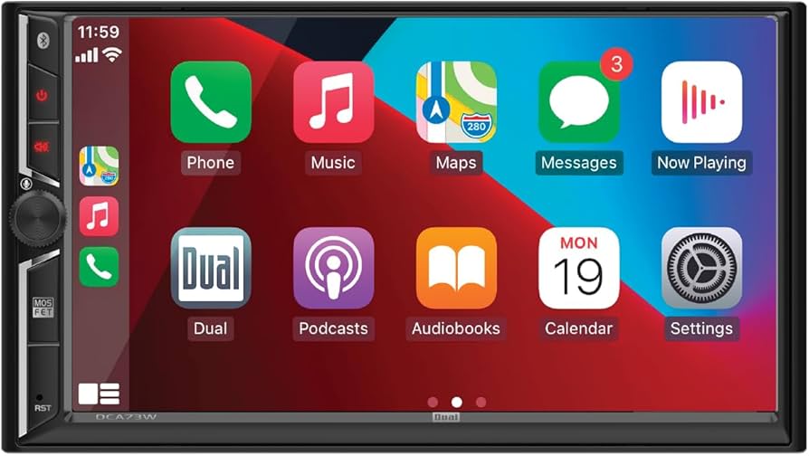 Dual Electronics XVM279SPK2 7" Car Stereo with 6.5" Speakers, Bluetooth