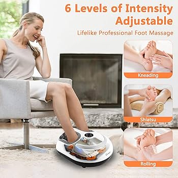 USED-Sharper Image Shiatsu Foot Massager - White