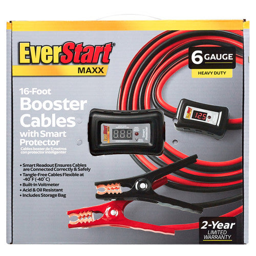 EverStart Maxx 16-Foot 6-Gauge Booster Cables with Protector