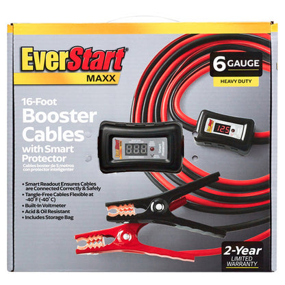 EverStart Maxx 16-Foot 6-Gauge Booster Cables with Protector