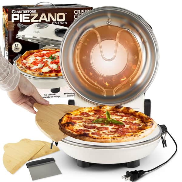 GRANITESTONE Piezano 12-Inch Electric Pizza Oven