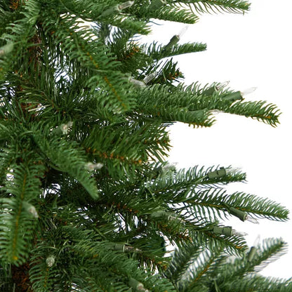 Nearly Natural 5-ft Layered Washington Spruce Artificial Christmas Tree with 200 Clear Lights and 385 Bendable Branches