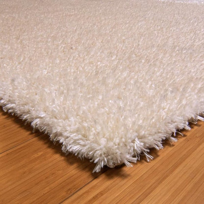 Gertmenian Thayer Ivory Shag Area Rug 5x7 Ft