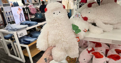 Gigglescape 14'' Yeti Stuffed Animal with Ear Muffs