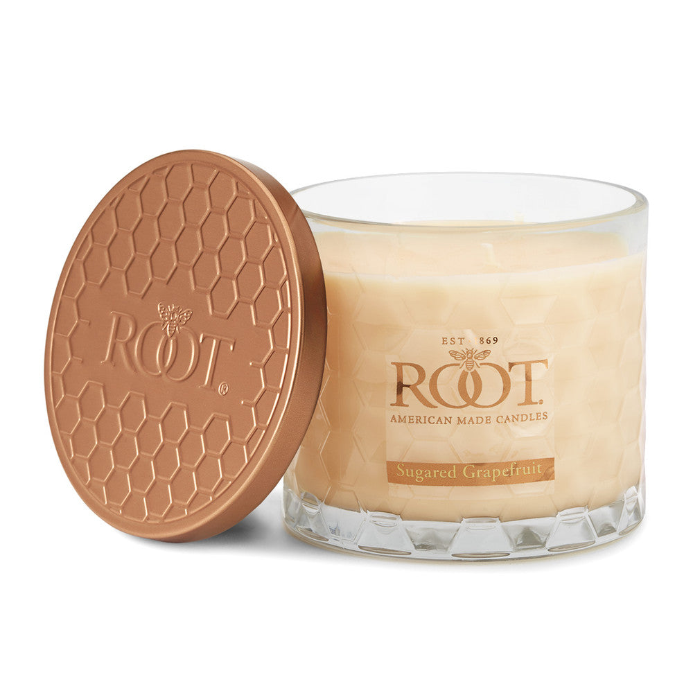 Root Sugared Grapefruit 3 Wick Honeycomb Candle