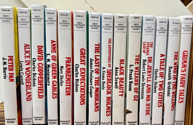 GREAT ILLUSTRATED CLASSICS - 40 BOOK SET