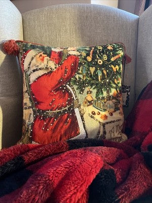 John Derian for Target 18"x18" Santa Pillow