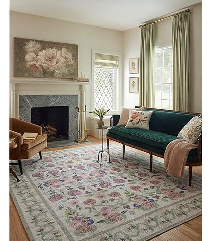 Rifle Paper Co. x Loloi Rosa RSA-01 Area Rug 5'-0" X 7'-6"