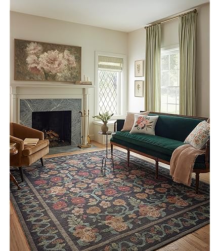 Rifle Paper Co. x Loloi Rosa RSA-01 Area Rug 5'-0" X 7'-6"