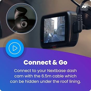 Nextbase 222XRWC Dash Cam with Rear Camera, 1080p HD