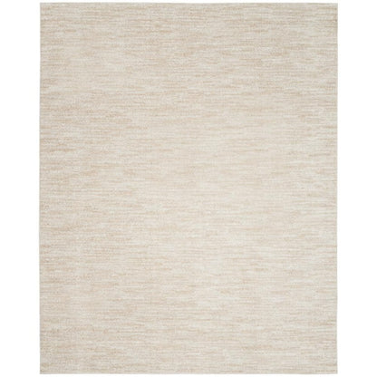 Nourison 5x8 Ft Ivory Beige Solid Contemporary Area Rug