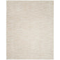 Nourison 5x8 Ft Ivory Beige Solid Contemporary Area Rug
