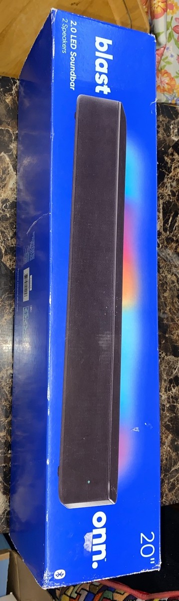 Onn. 2.0 LED Soundbar with 2 Speakers