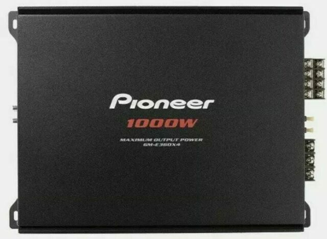 Pioneer GM-E360X4 1000W 4-Channel Class AB Amplifier