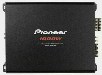 Pioneer GM-E360X4 1000W 4-Channel Class AB Amplifier