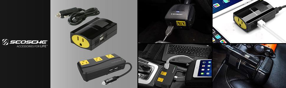 Scosche 150W Power Inverter